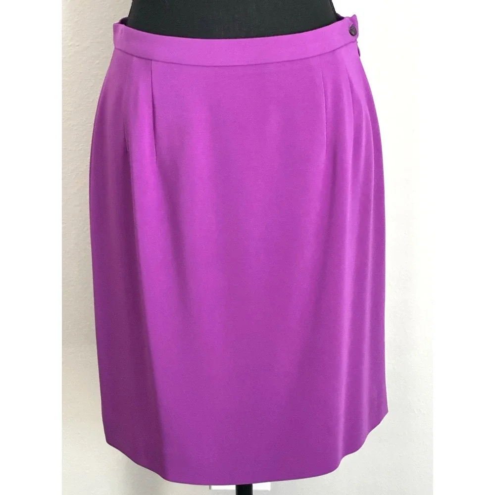 Gianna Women's‎ A-line Pencil Style Skirt Lilac Size (10)